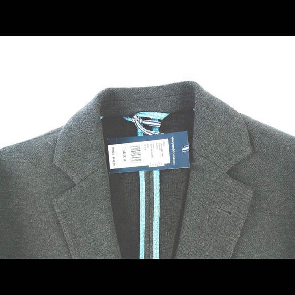 Vineyard Vines Charcoal Gray Blazer 38 Reg Premium - Picture 4 of 8